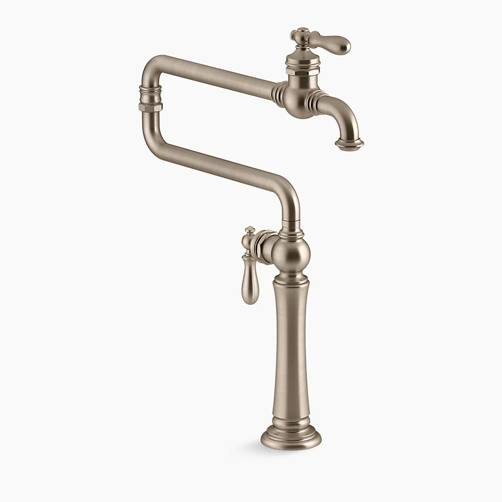 Kohler Artifacts Deck-mount pot filler K-99271-BV - Plumbing Market