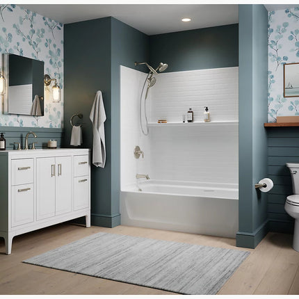 Kohler Seer 48" bathroom vanity cabinet with sink and quartz top K-33554-ASB-0 - Plumbing Market