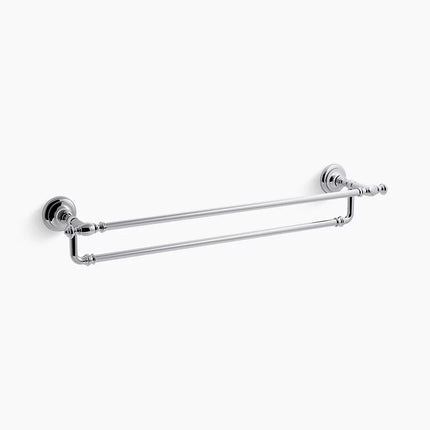 Kohler Artifacts 24" double towel bar K-72570-CP - Plumbing Market