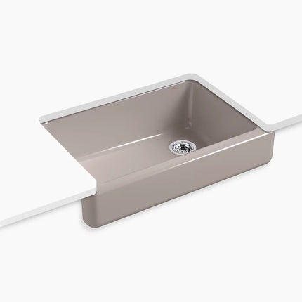 Kohler Whitehaven 32-1/2" undermount single-bowl farmhouse kitchen sink K-5826-TRF - Plumbing Market