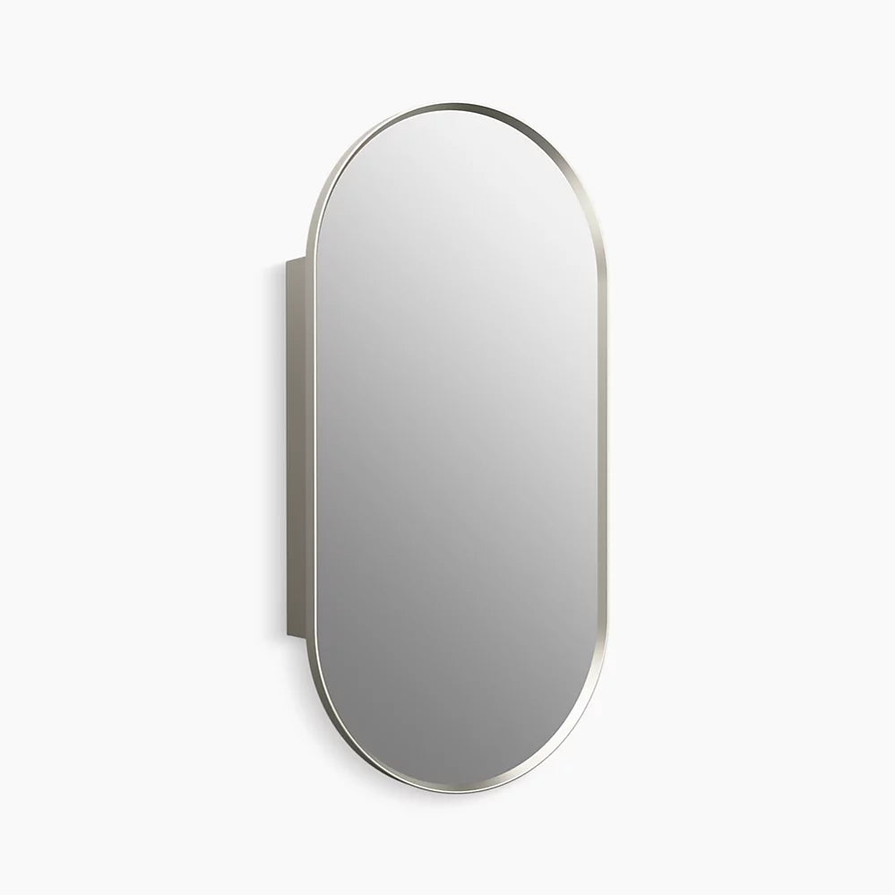 Kohler Verdera 20" x 40" capsule framed medicine cabinet K-35574-BNL - Plumbing Market
