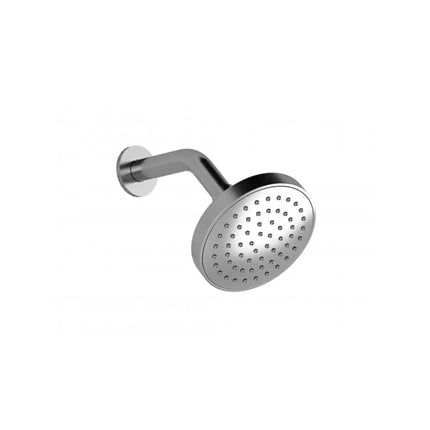 Kalia KONTOUR/GRAFIK117mm (4 ⅝'') Showerhead and 153mm (6'') 45 Degrees Wallarm Chrome BF1388-110 - Plumbing Market