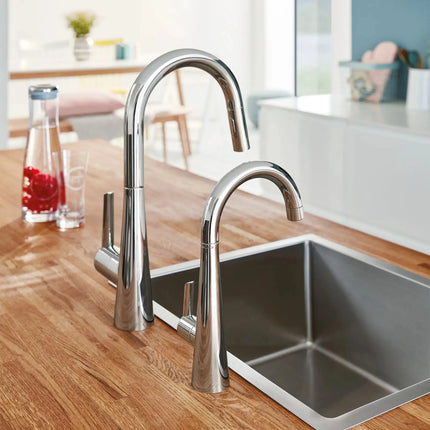 GROHE Zedra Single-Handle Beverage Faucet (Cold Water Only)  6.6 L/min (1.75 gpm) - Plumbing Market