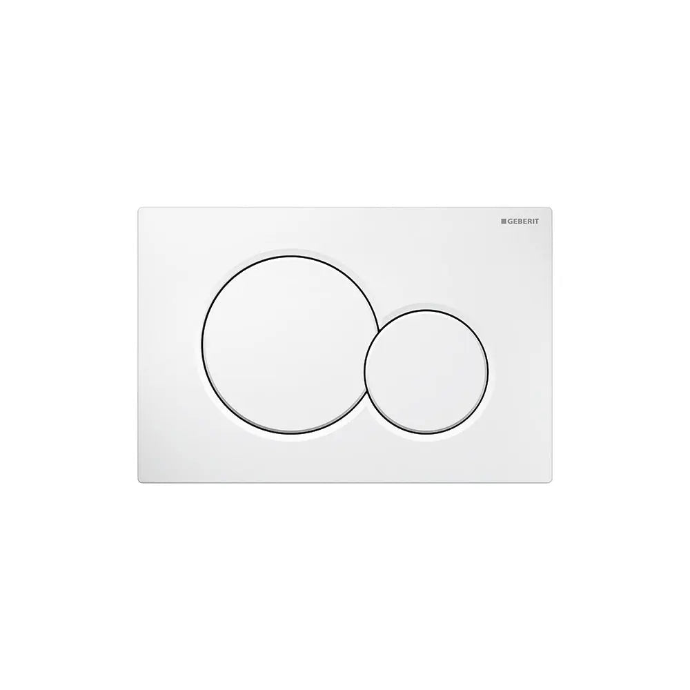 Geberit Actuator Plate Sigma01 For Dual Flush Alpine White - Plumbing Market