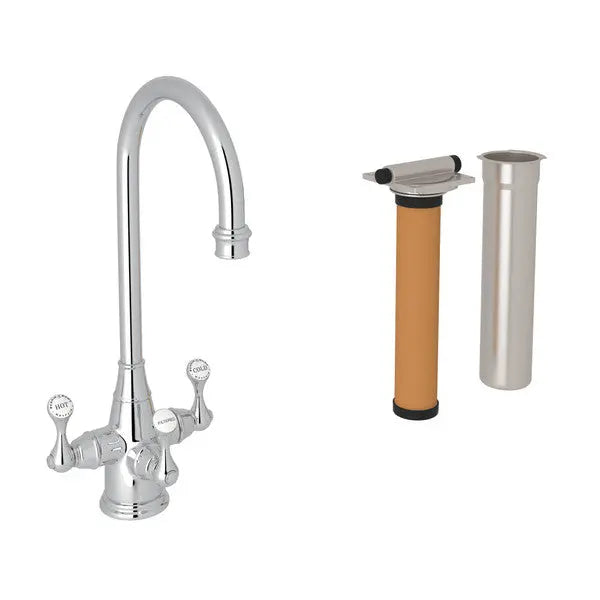 Georgian Era™ Three Handle Bar/Food Prep Filter Kitchen Faucet Kit - Plumbing Market