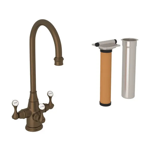 Georgian Era™ Three Handle Bar/Food Prep Filter Kitchen Faucet Kit - Plumbing Market