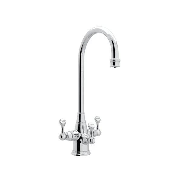 Georgian Era™ Three Handle Bar/Food Prep Filter Kitchen Faucet - Plumbing Market