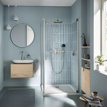 Grohe 15IN RAINSHOWER ARM/ SQUARE  Brushed Nickel 26632EN0 - Plumbing Market