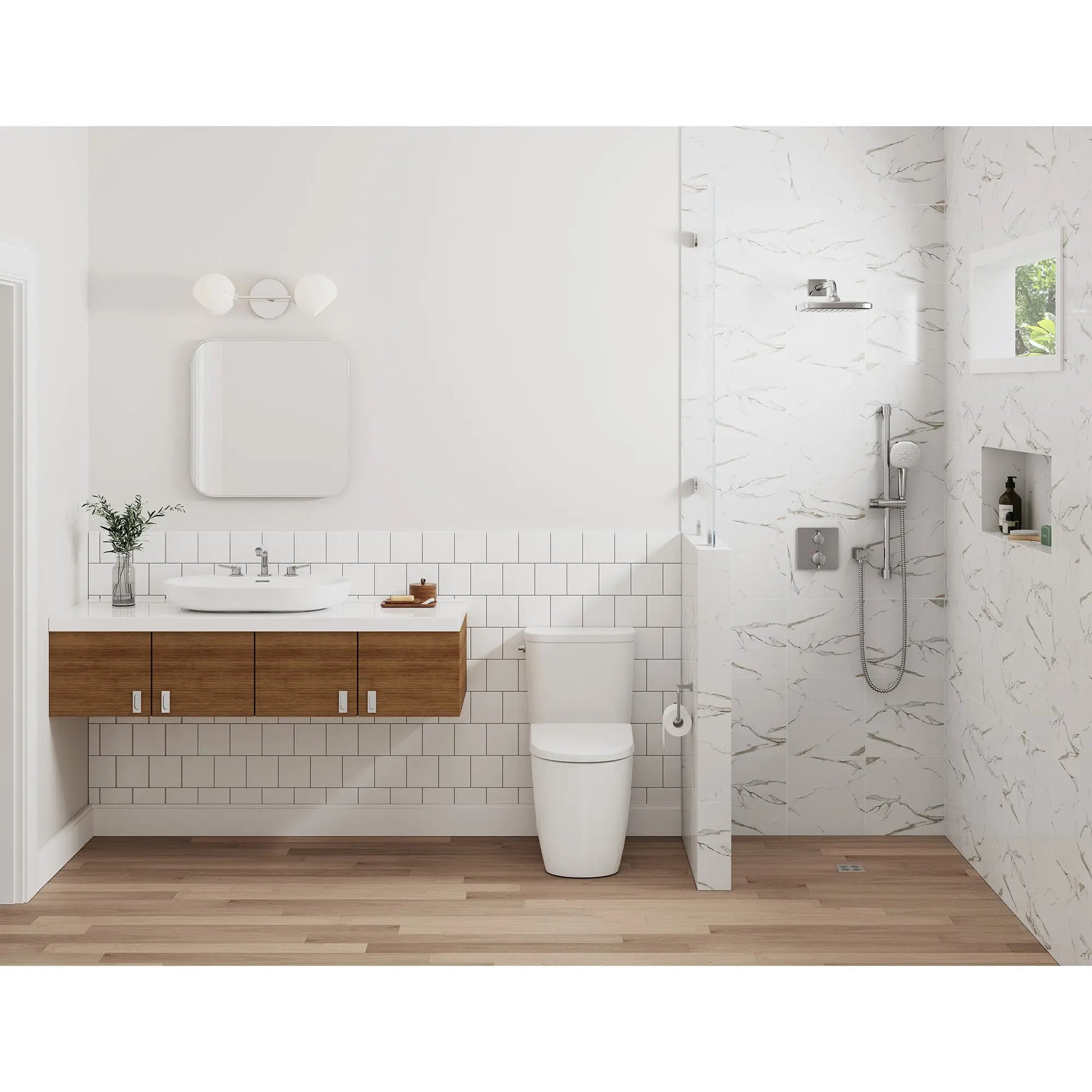 Grohe 15IN RAINSHOWER ARM/ SQUARE  Chrome 26632000 - Plumbing Market