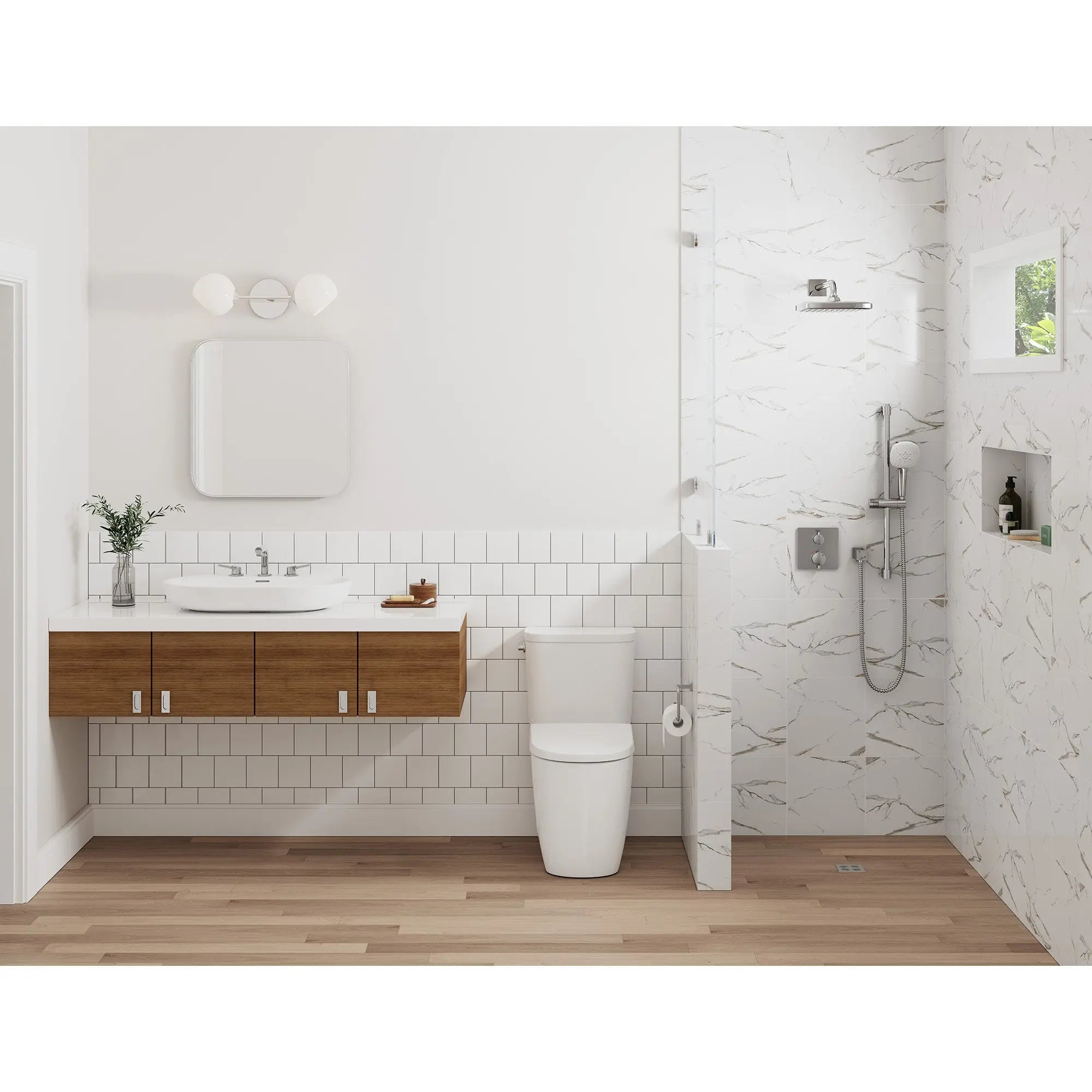 Grohe 15IN RAINSHOWER ARM/ SQUARE  Chrome 26632000 - Plumbing Market