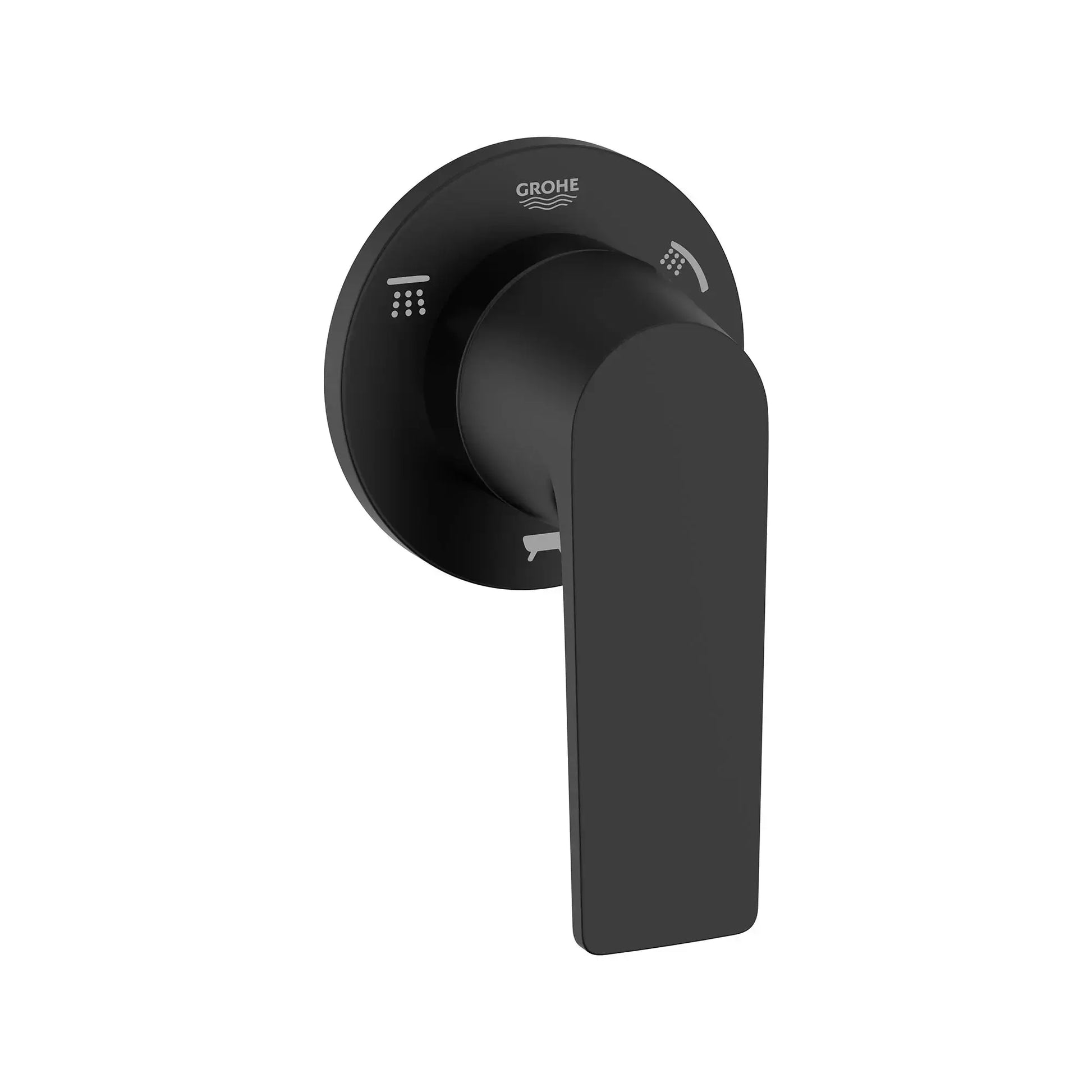 Grohe 3-WAY DIVERTER TRIM Matte Black 293012430 - Plumbing Market