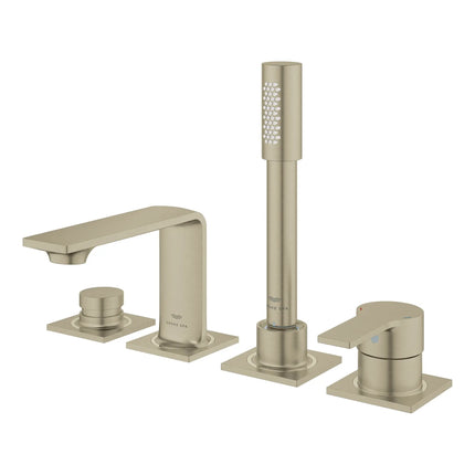 Grohe ALLURE 4-HOLE ROMAN TUB FILLER WITH HS  Brushed Nickel 19316EN1 - Plumbing Market