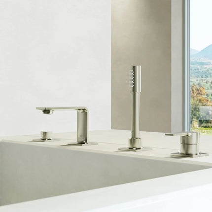 Grohe ALLURE 4-HOLE ROMAN TUB FILLER WITH HS  Brushed Nickel 19316EN1 - Plumbing Market