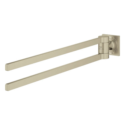 Grohe ALLURE DOUBLE TOWEL BAR  Brushed Nickel 40342EN1 - Plumbing Market