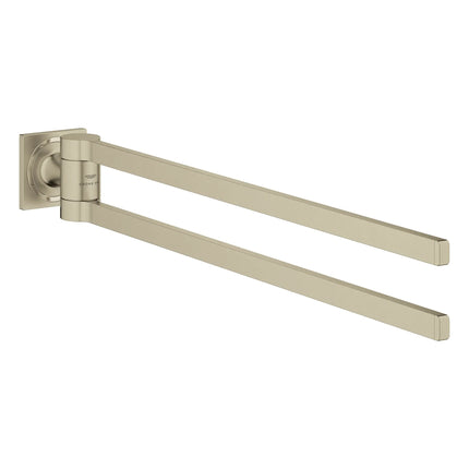 Grohe ALLURE DOUBLE TOWEL BAR  Brushed Nickel 40342EN1 - Plumbing Market