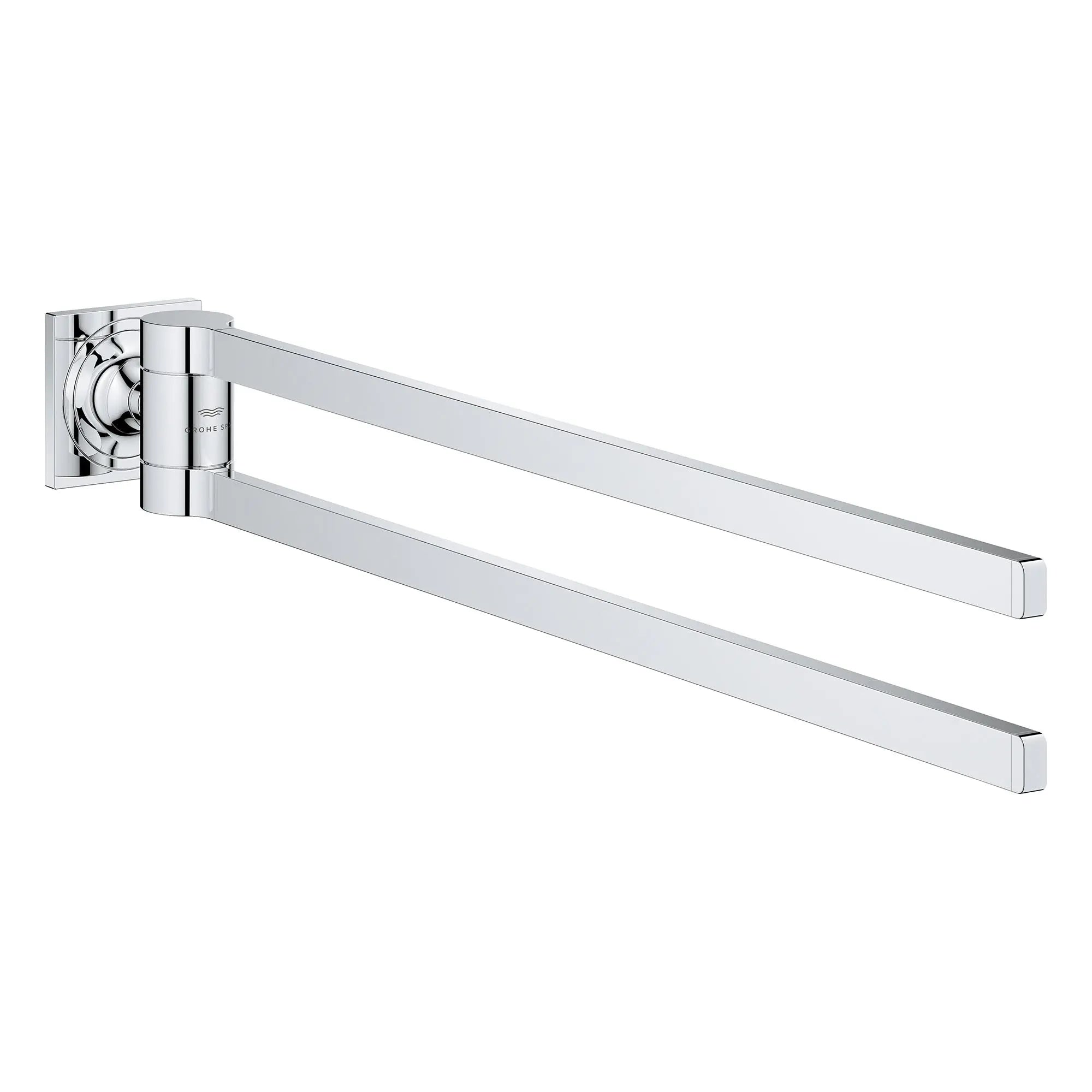 Grohe ALLURE DOUBLE TOWEL BAR  Chrome 40342001 - Plumbing Market