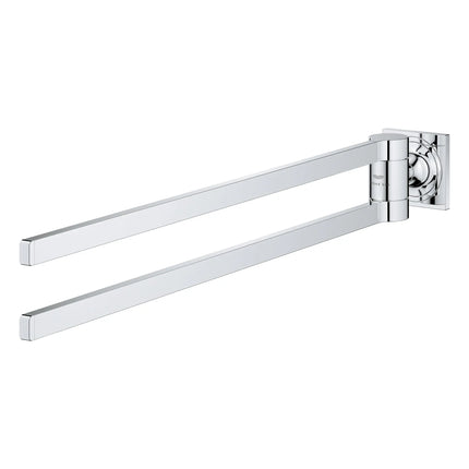 Grohe ALLURE DOUBLE TOWEL BAR  Chrome 40342001 - Plumbing Market