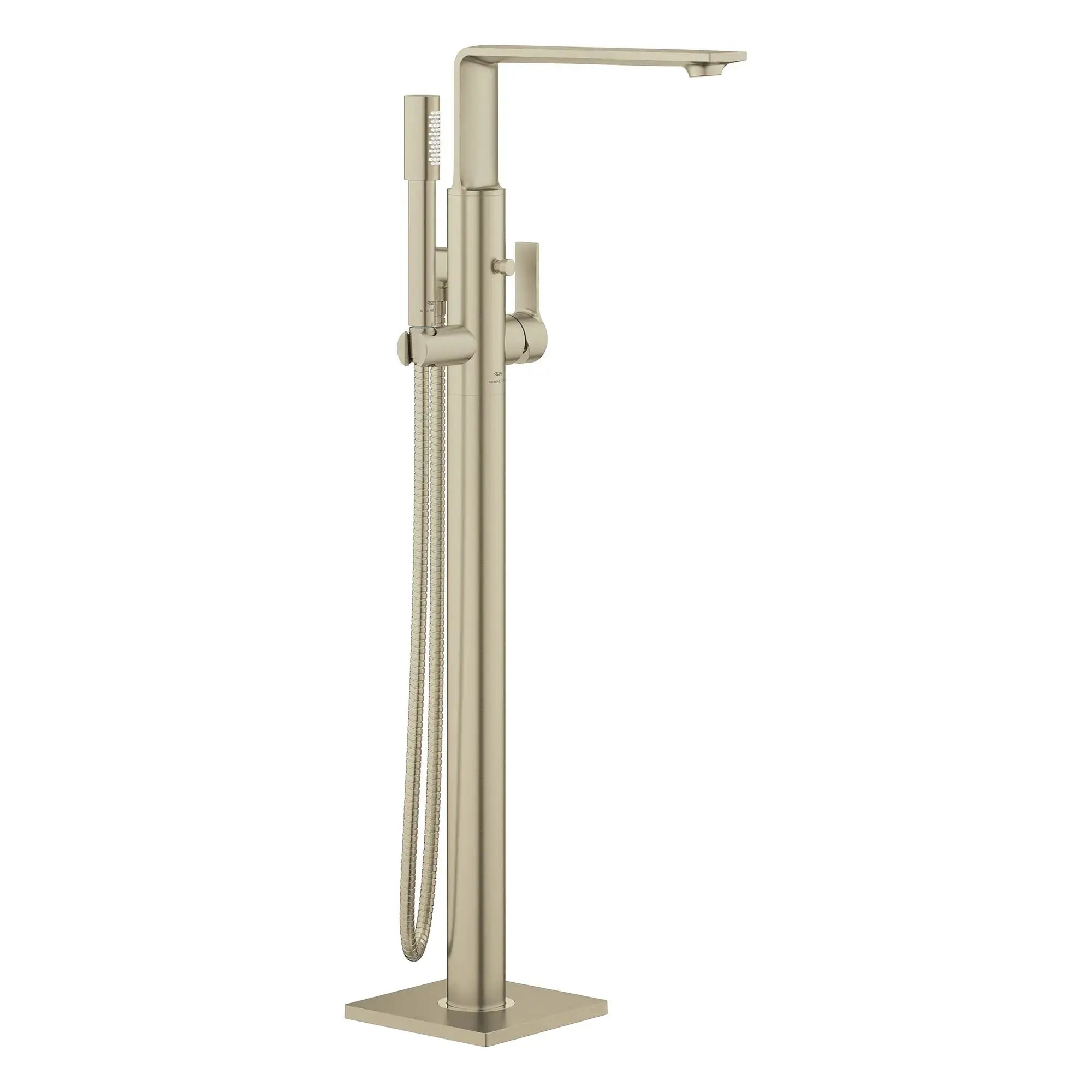 Grohe ALLURE FREESTANDING TUB FILLER WITH HS  Brushed Nickel 25222EN1 - Plumbing Market