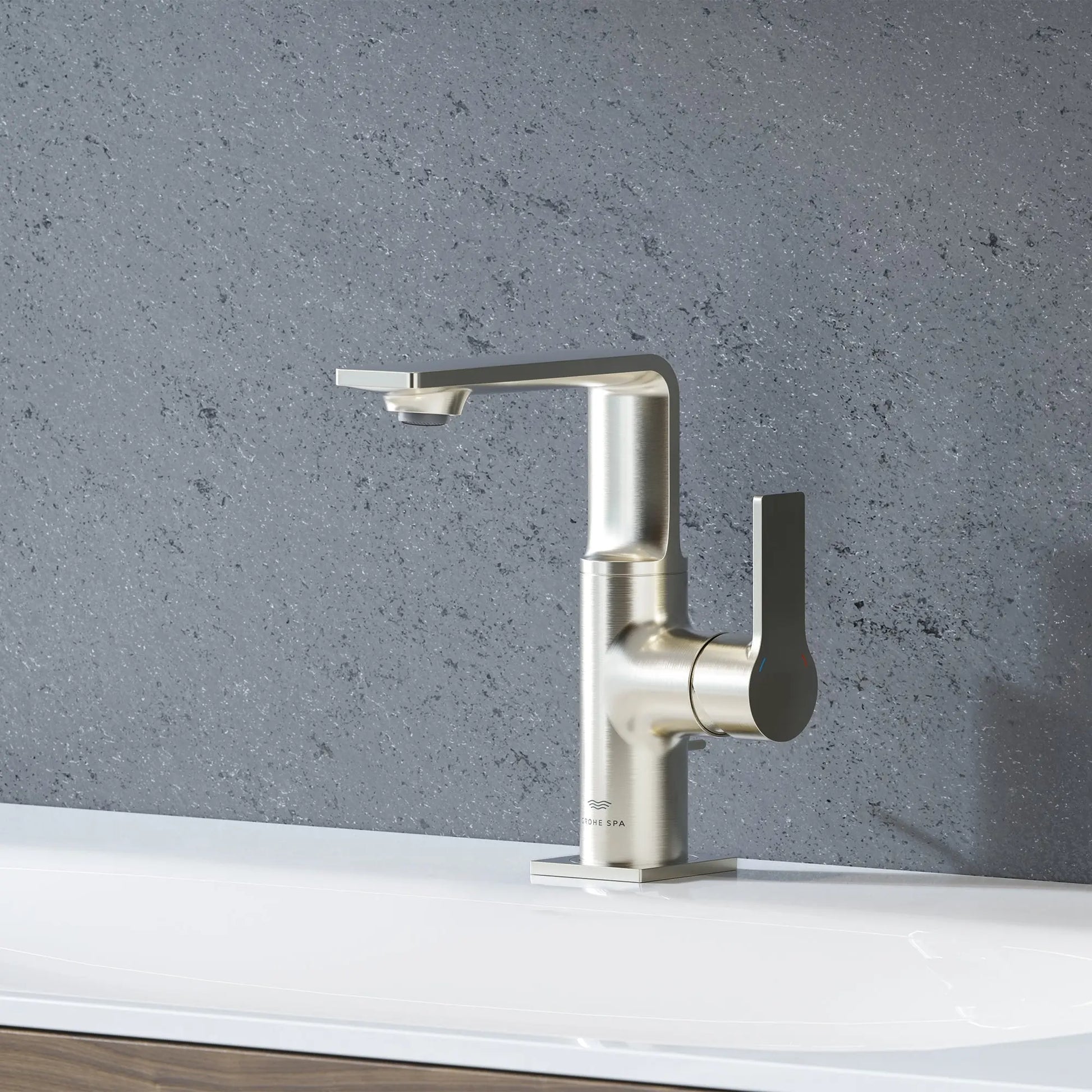 Grohe ALLURE LAVATORY CENTERSET M-SIZE  Brushed Nickel 23857EN1 - Plumbing Market