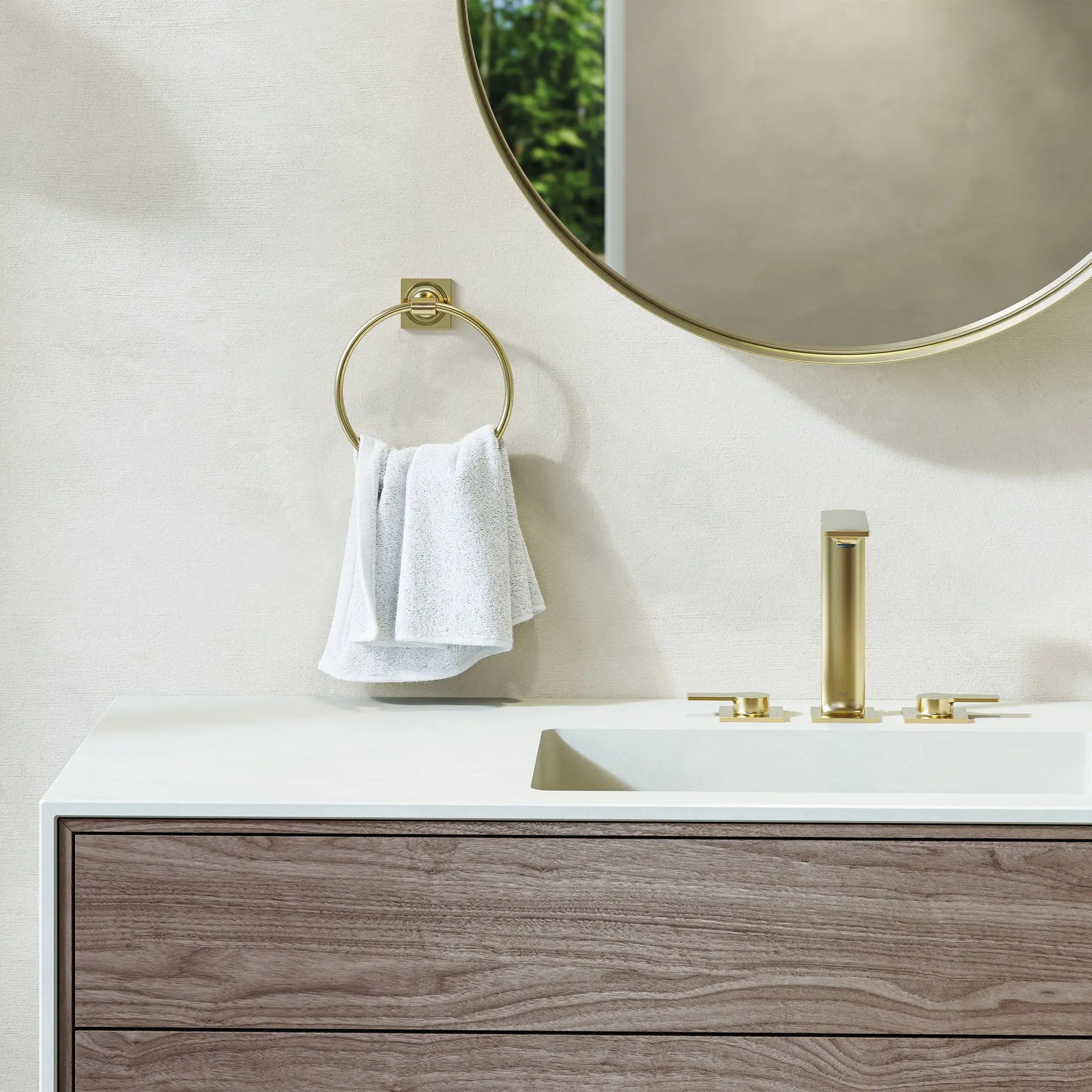 Grohe ALLURE LAVATORY WIDESET M-SIZE  Brushed Nickel 20584EN1 - Plumbing Market