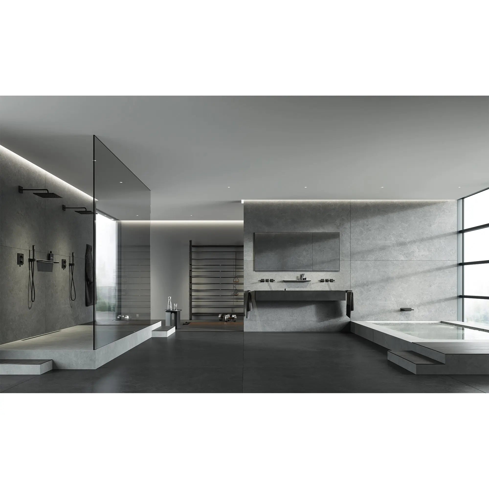 Grohe ALLURE NEW 3H SINK M 1.2GPM Matte Black 205862431 - Plumbing Market