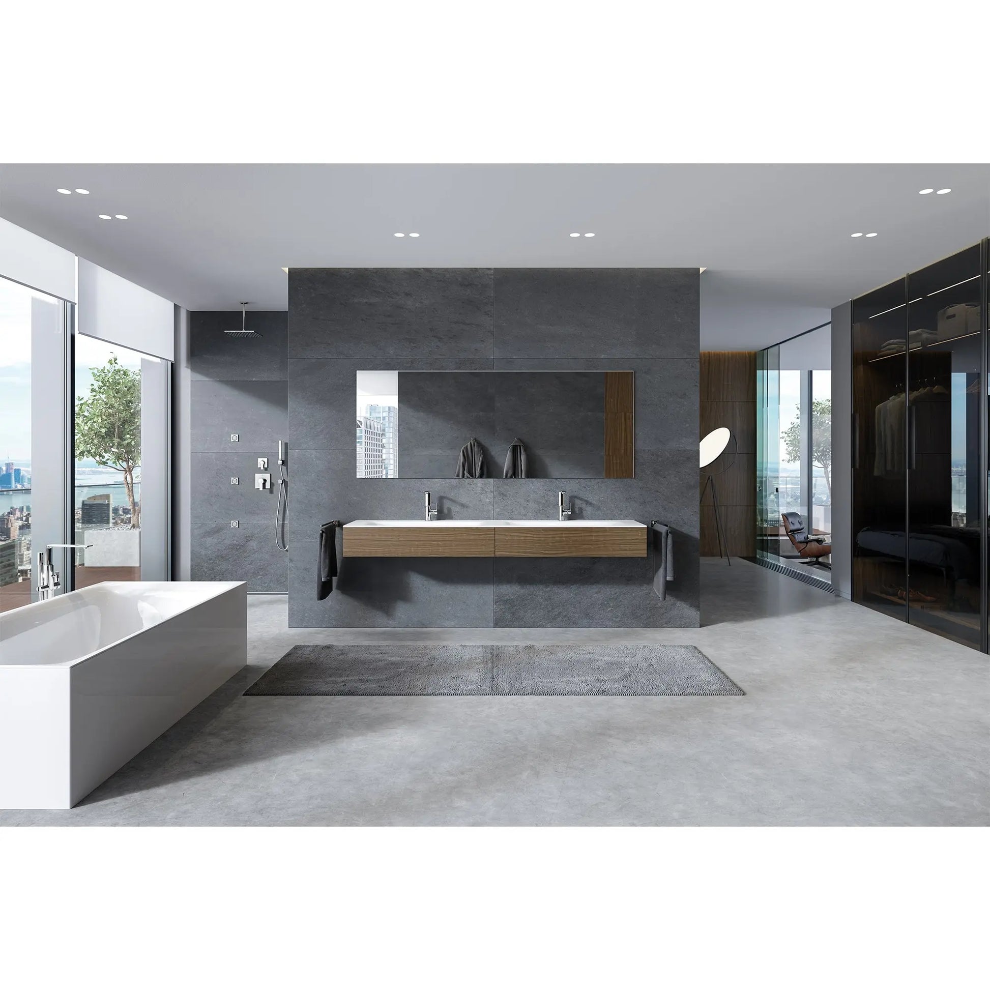 Grohe ALLURE NEW 5-WAY DIVERTER US Matte Black 195912431 - Plumbing Market