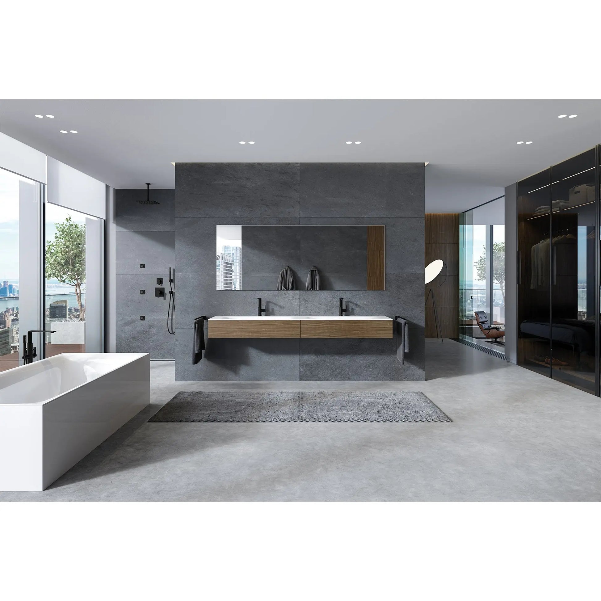 Grohe ALLURE NEW 5-WAY DIVERTER US Matte Black 195912431 - Plumbing Market