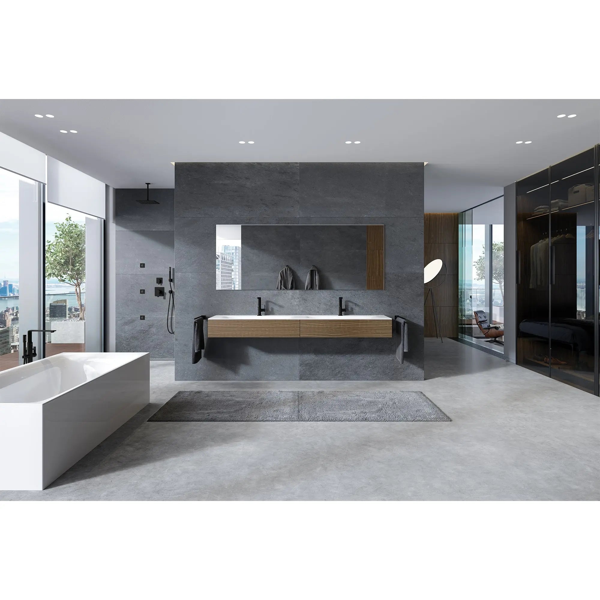 Grohe ALLURE NEW 5-WAY DIVERTER US Matte Black 195912431 - Plumbing Market