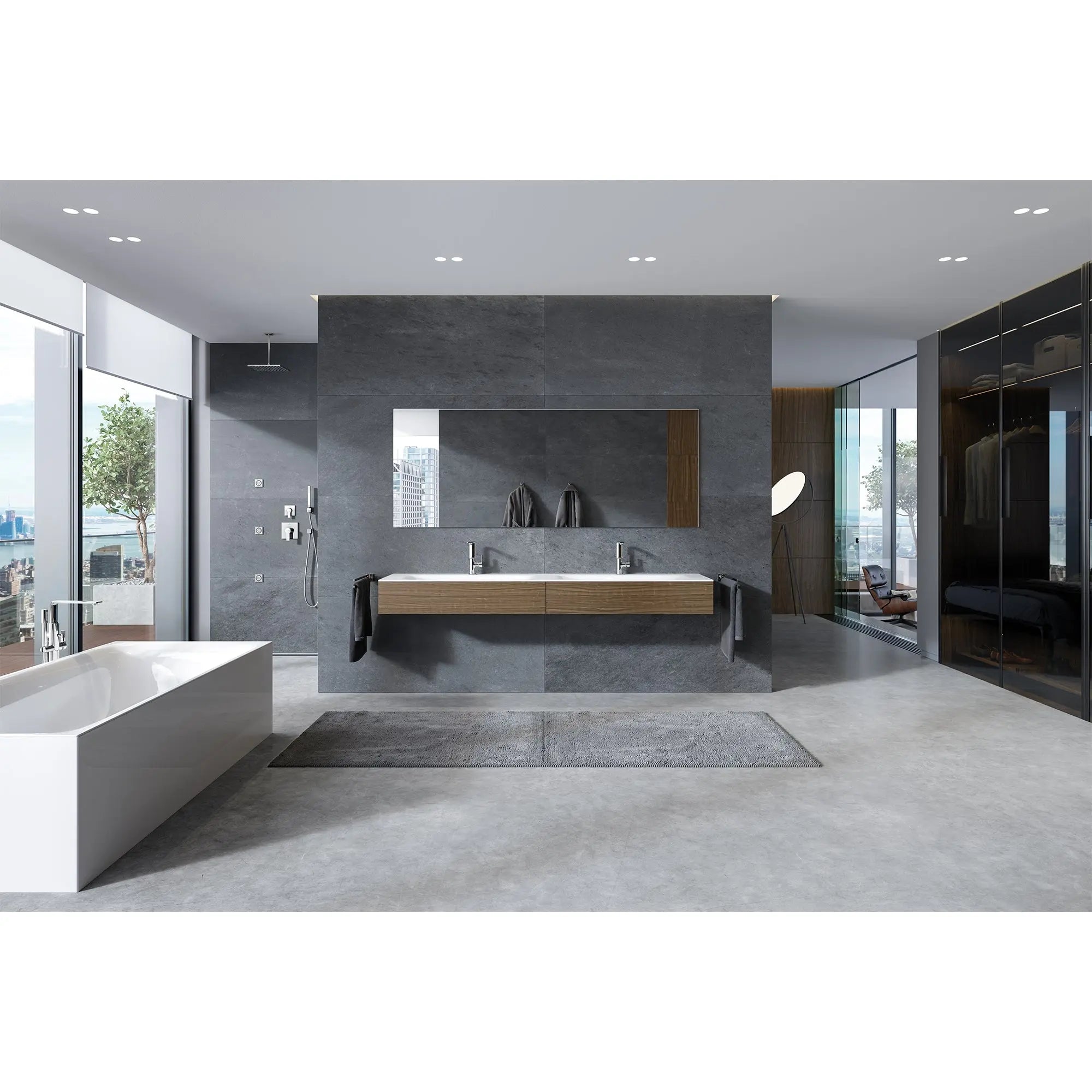 Grohe ALLURE NEW 5-WAY DIVERTER US Matte Black 195912431 - Plumbing Market