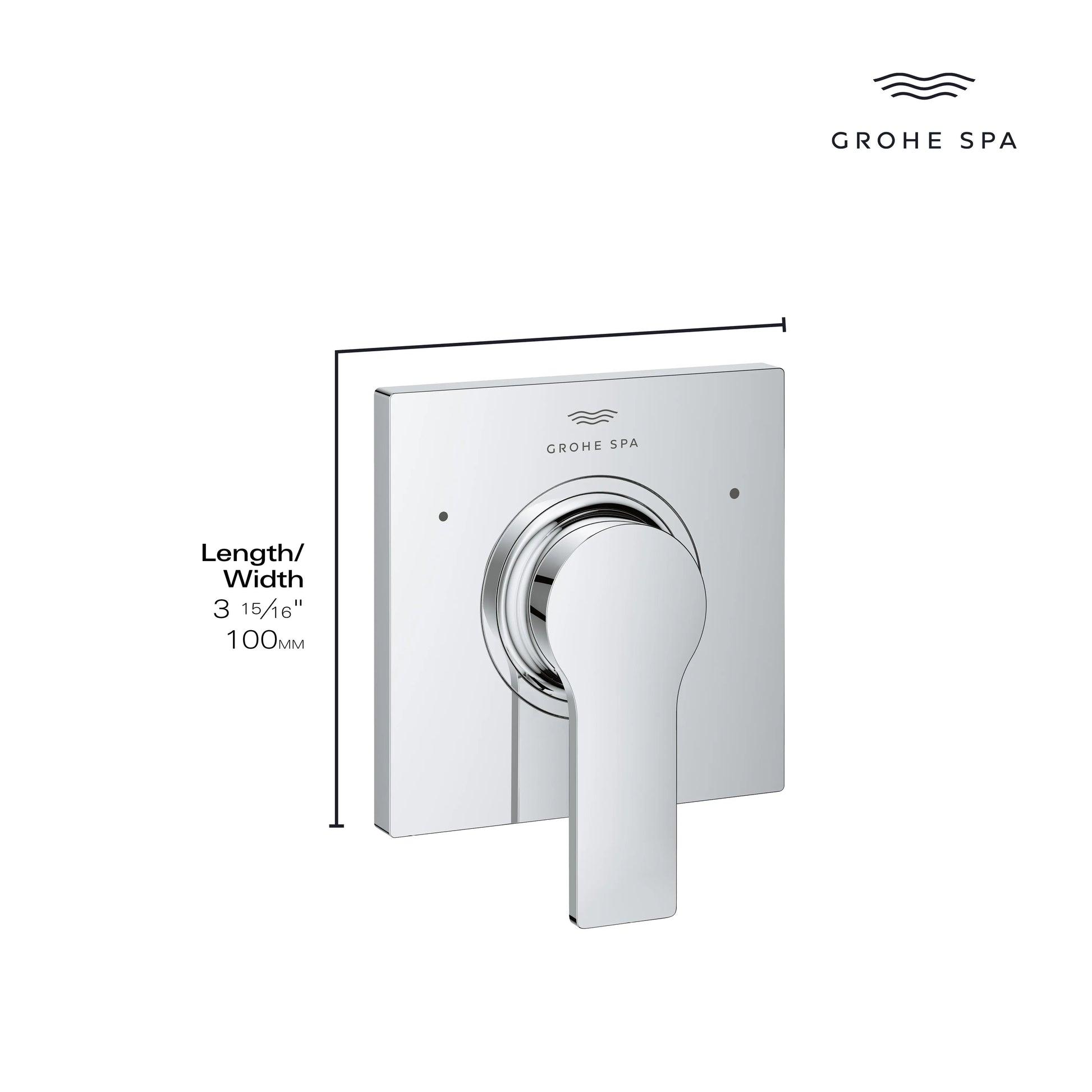 Grohe ALLURE NEW 5-WAY DIVERTER US Matte Black 195912431 - Plumbing Market