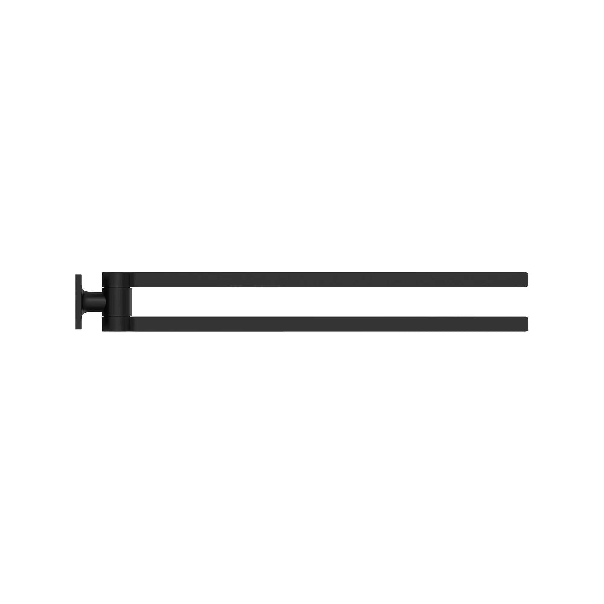 Grohe ALLURE NEW DOUBLE TOWEL BAR Matte Black 403422431 - Plumbing Market