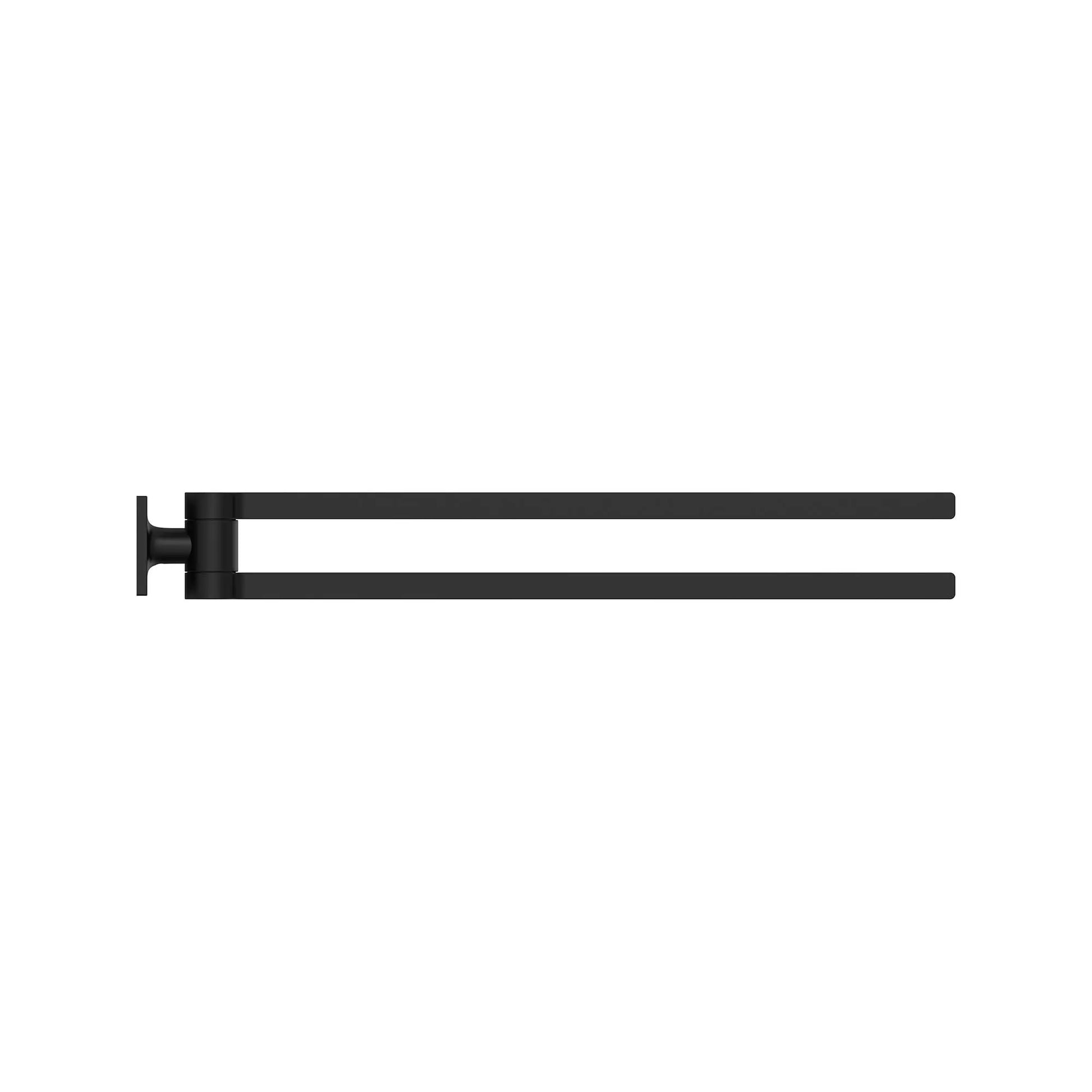 Grohe ALLURE NEW DOUBLE TOWEL BAR Matte Black 403422431 - Plumbing Market