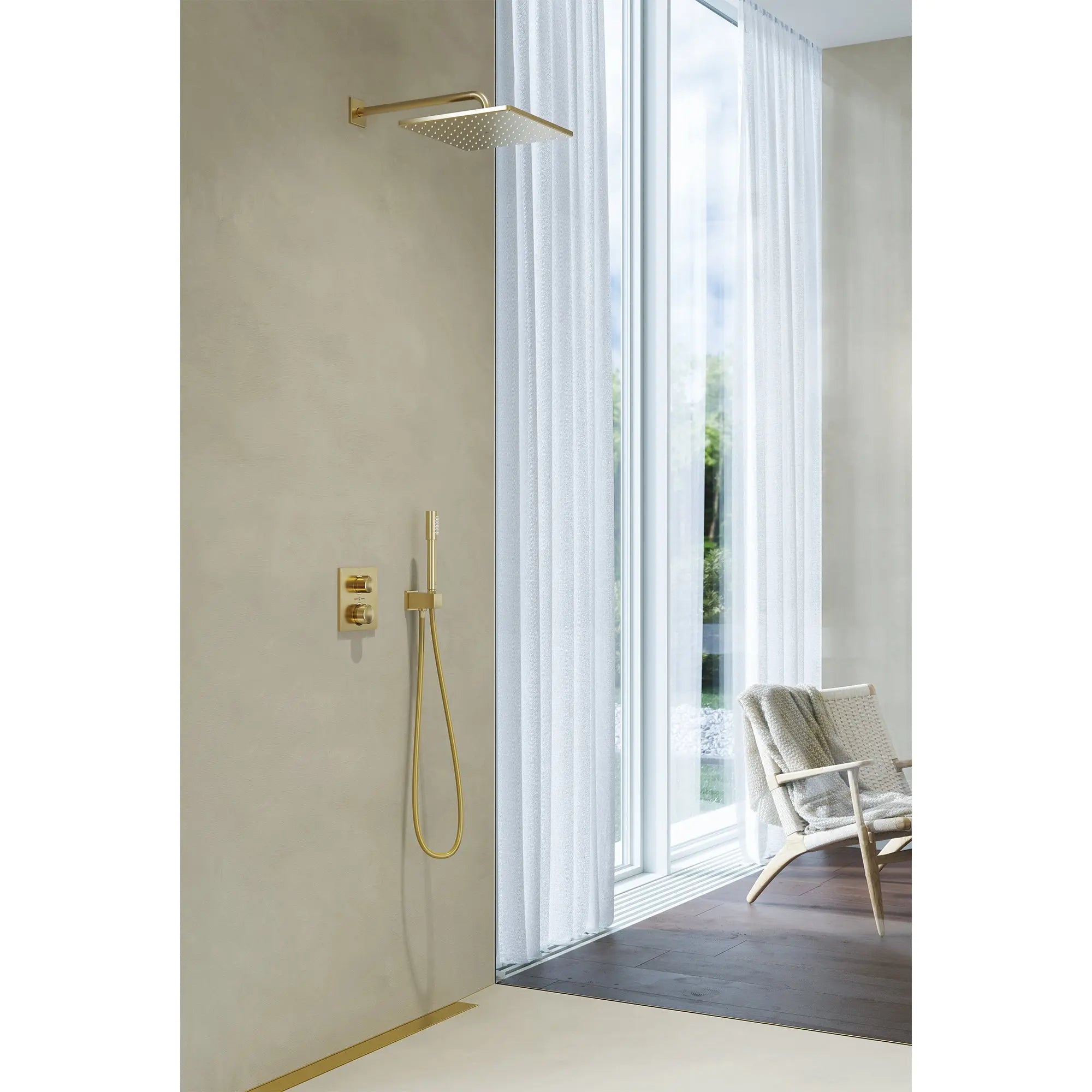 Grohe ALLURE NEW SHELF  Brushed Cool Sunrise 40965GN1 - Plumbing Market