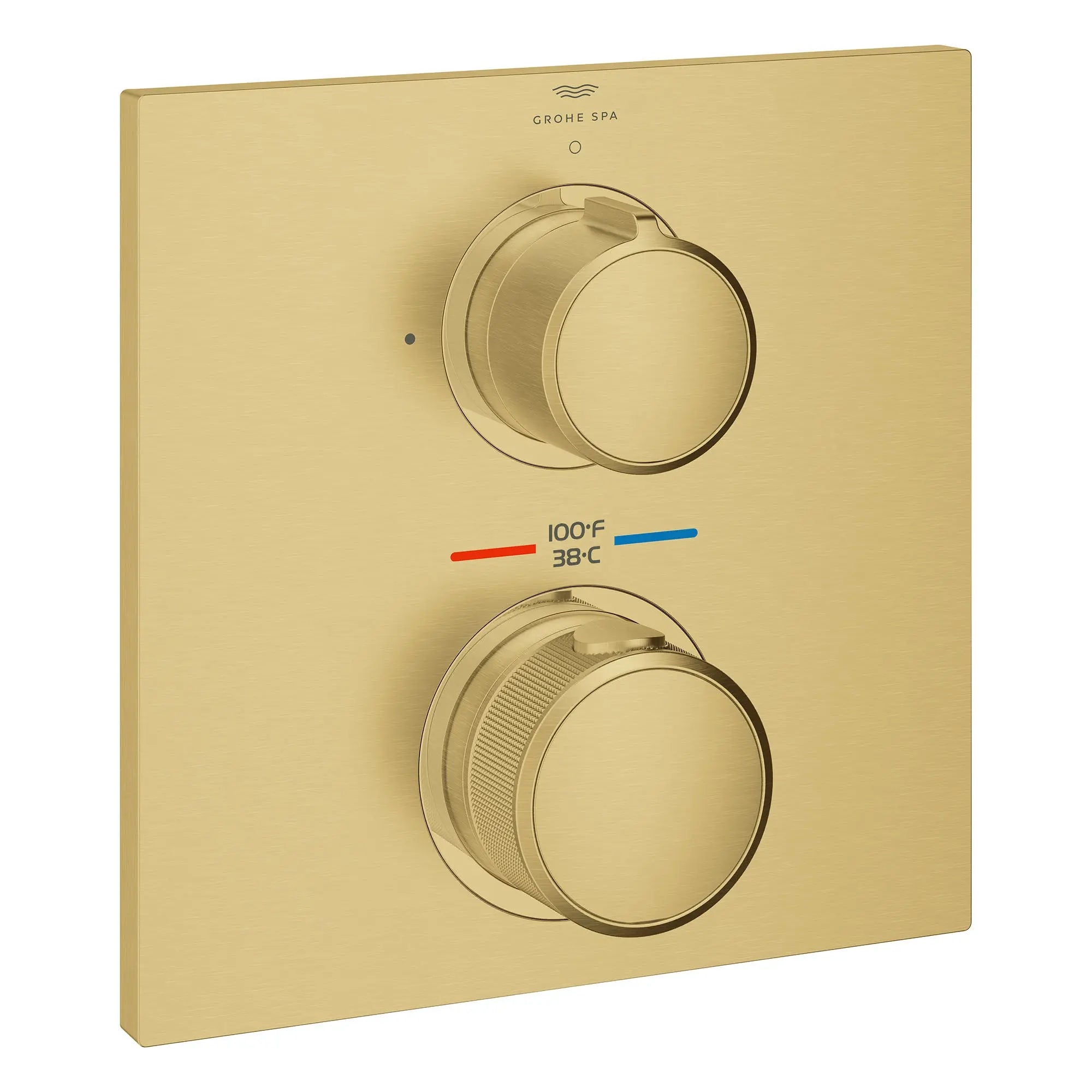 Grohe ALLURE NEW THM TRIM BATH  Brushed Cool Sunrise 29178GN1 - Plumbing Market