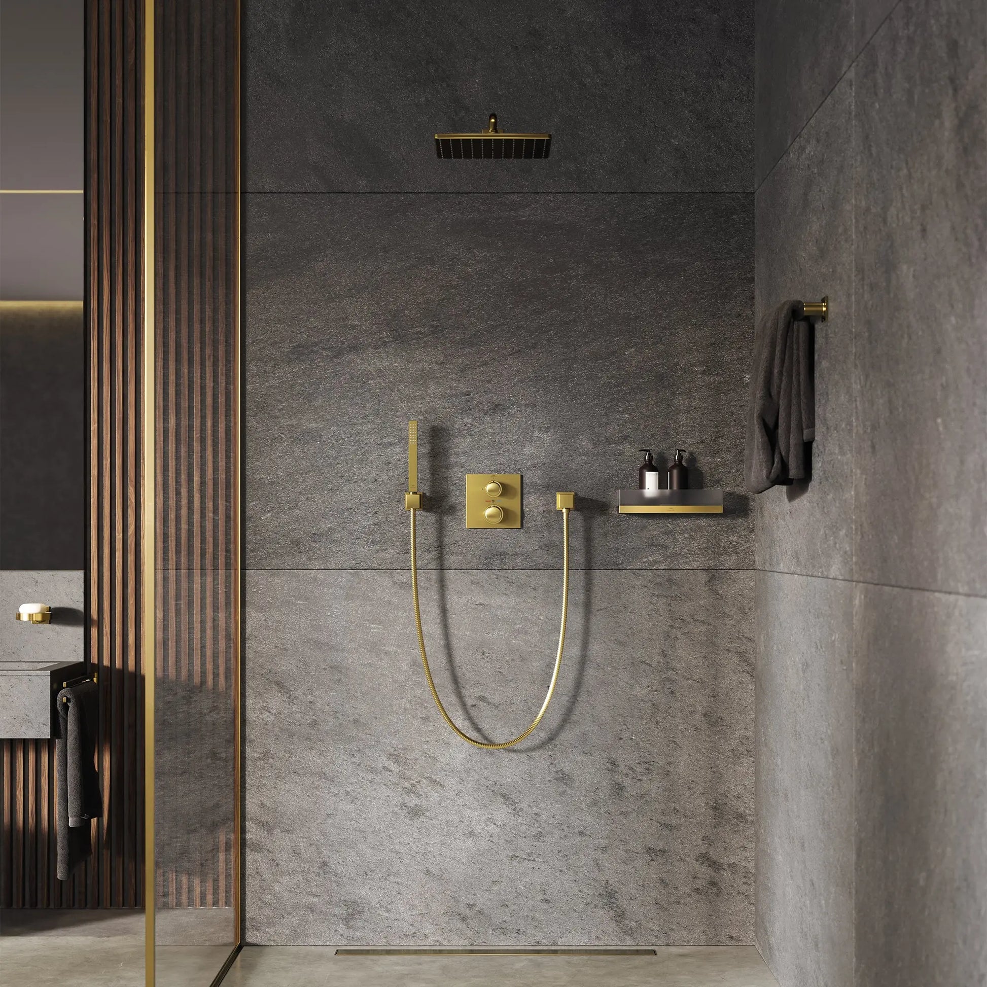 Grohe ALLURE NEW THM TRIM BATH  Brushed Cool Sunrise 29178GN1 - Plumbing Market