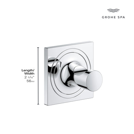 Grohe ALLURE ROBE HOOK  Brushed Nickel 40284EN1 - Plumbing Market