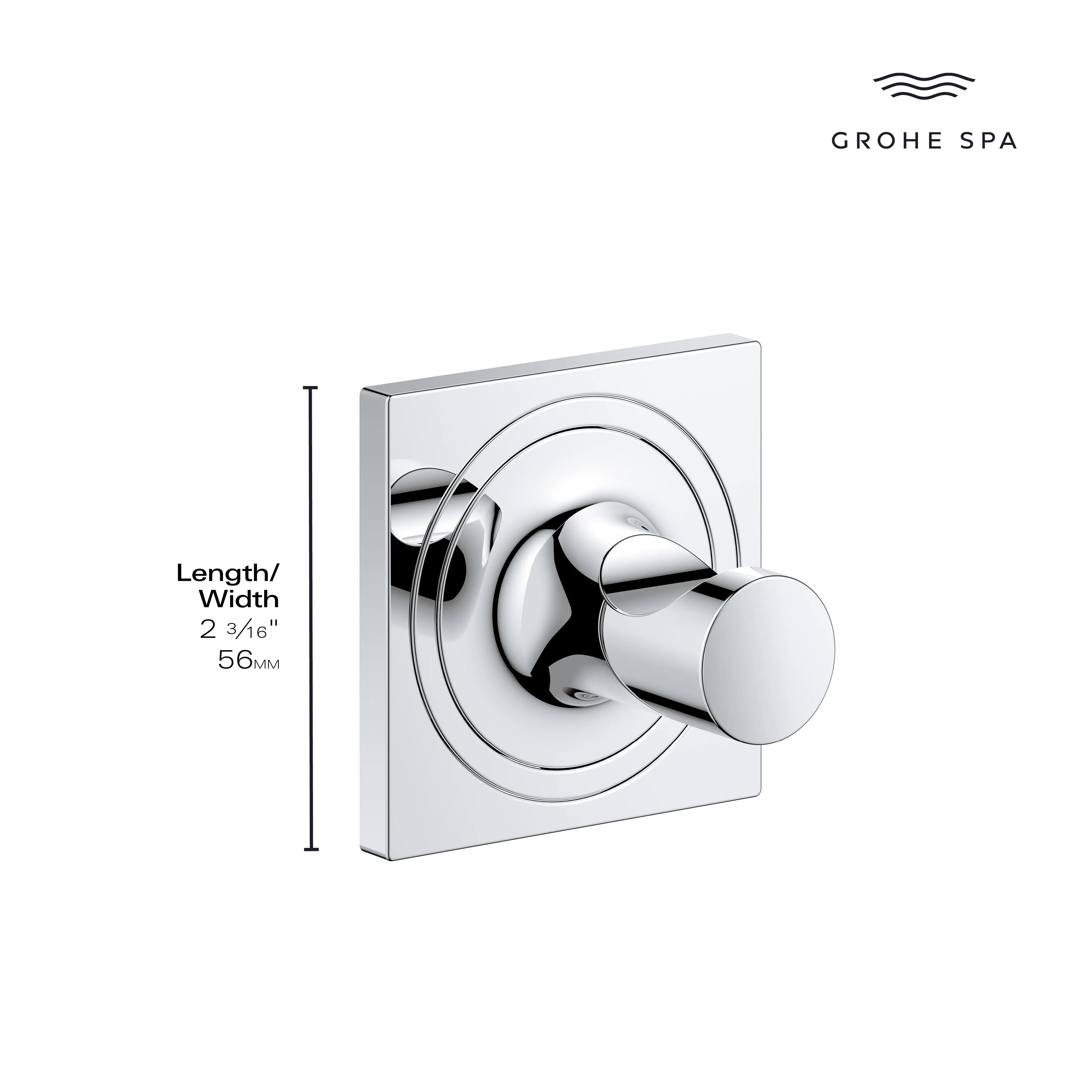 Grohe ALLURE ROBE HOOK  Chrome 40284001 - Plumbing Market