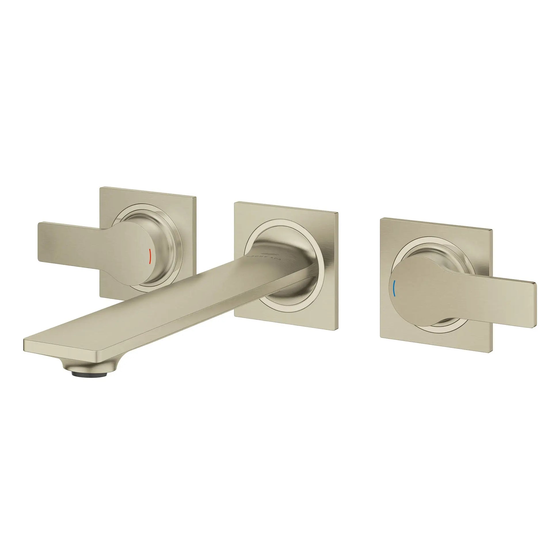 Grohe ALLURE WALL MOUNT VESSEL FAUCET M-SIZE  Brushed Nickel 20586EN1 - Plumbing Market