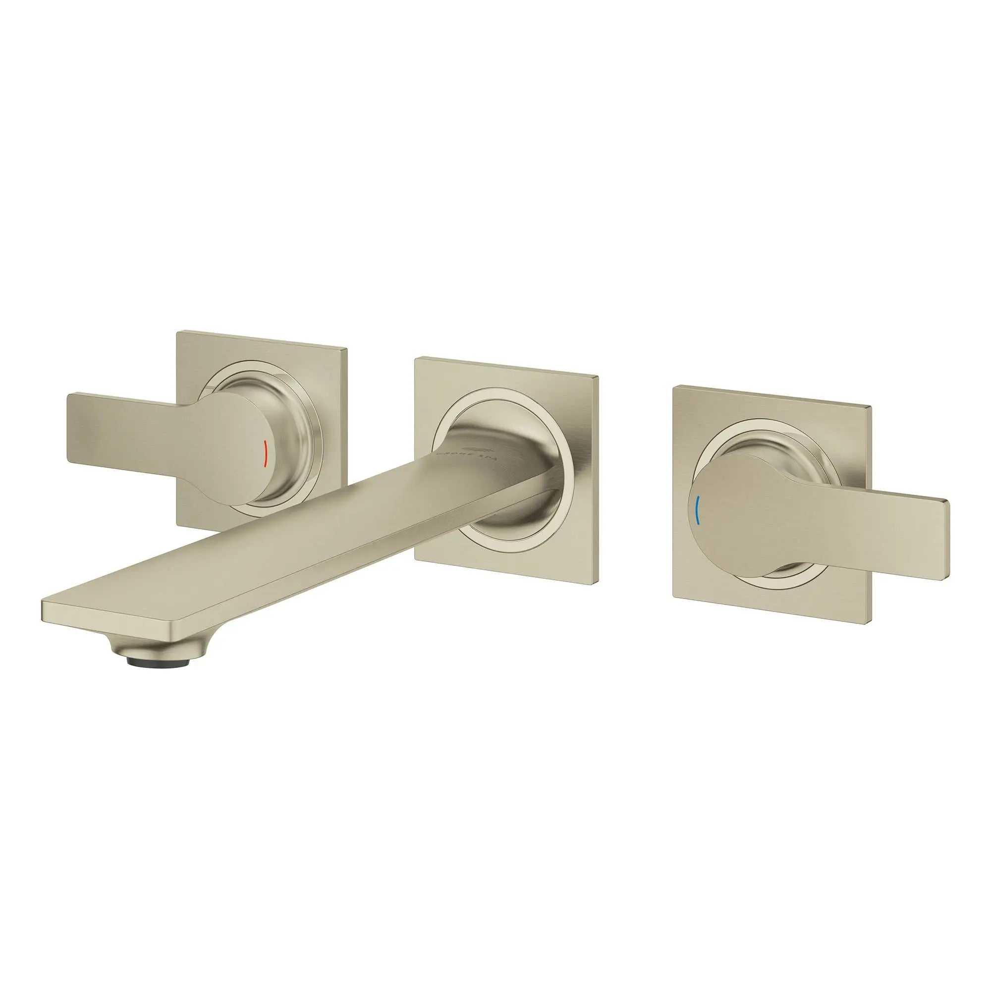Grohe ALLURE WALL MOUNT VESSEL FAUCET M-SIZE  Brushed Nickel 20586EN1 - Plumbing Market