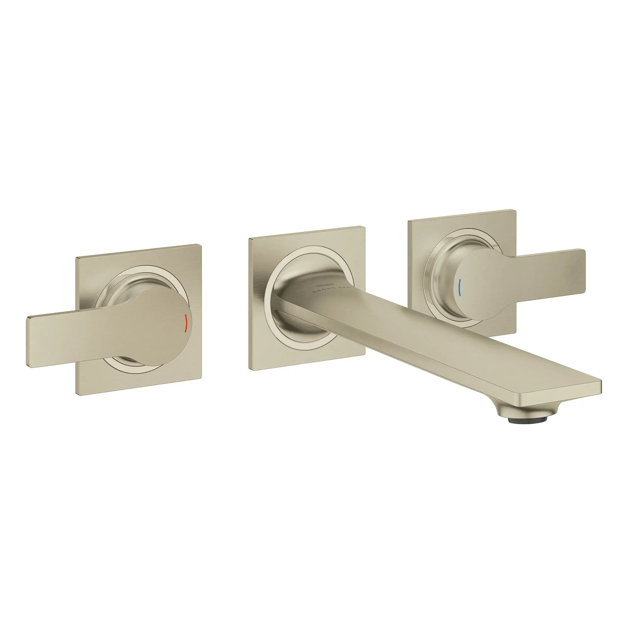 Grohe ALLURE WALL MOUNT VESSEL FAUCET M-SIZE  Brushed Nickel 20586EN1 - Plumbing Market