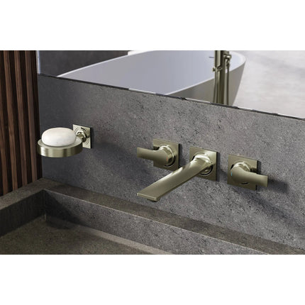 Grohe ALLURE WALL MOUNT VESSEL FAUCET M-SIZE  Brushed Nickel 20586EN1 - Plumbing Market