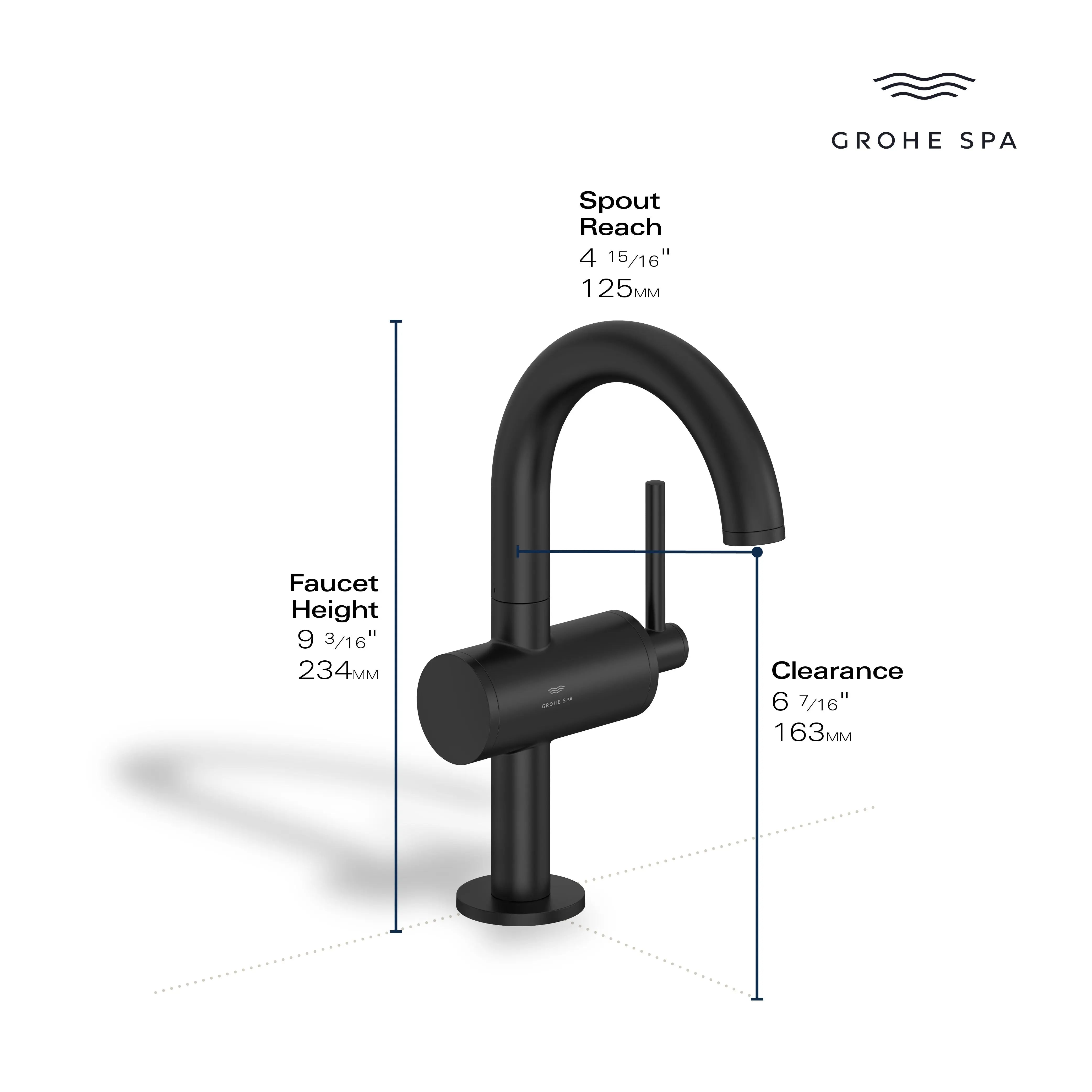 Grohe ATRIO 1H SINK M 1.2GPM  Brushed Cool Sunrise 24351GN0 - Plumbing Market