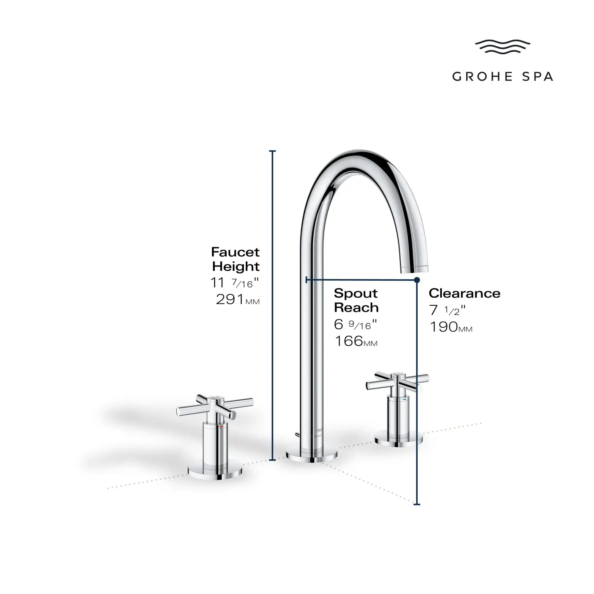 Grohe ATRIO 3H SINK L  Brushed Cool Sunrise 20659GN0 - Plumbing Market