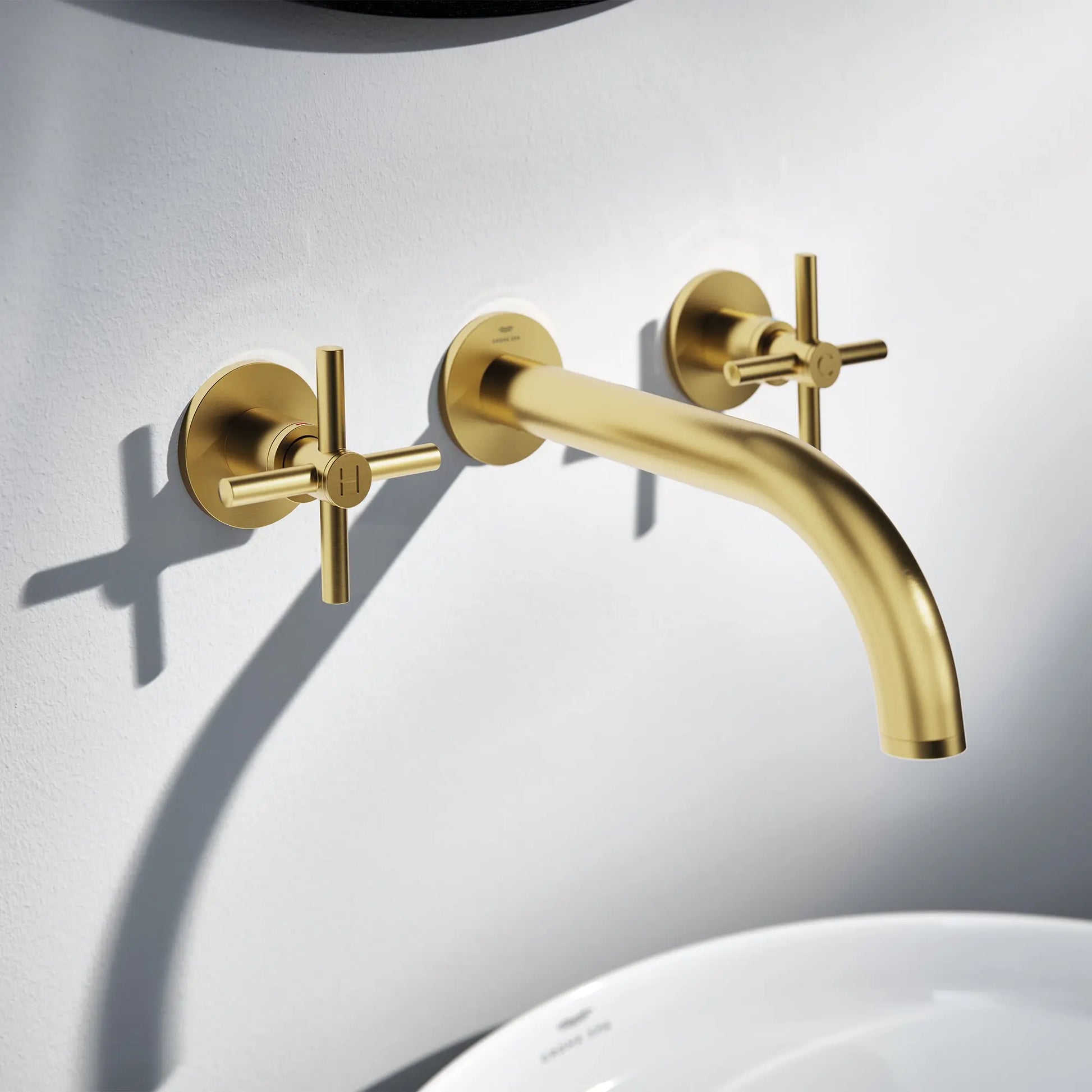 Grohe ATRIO 3H SINK M 1.2GPM  Brushed Cool Sunrise 20663GN0 - Plumbing Market
