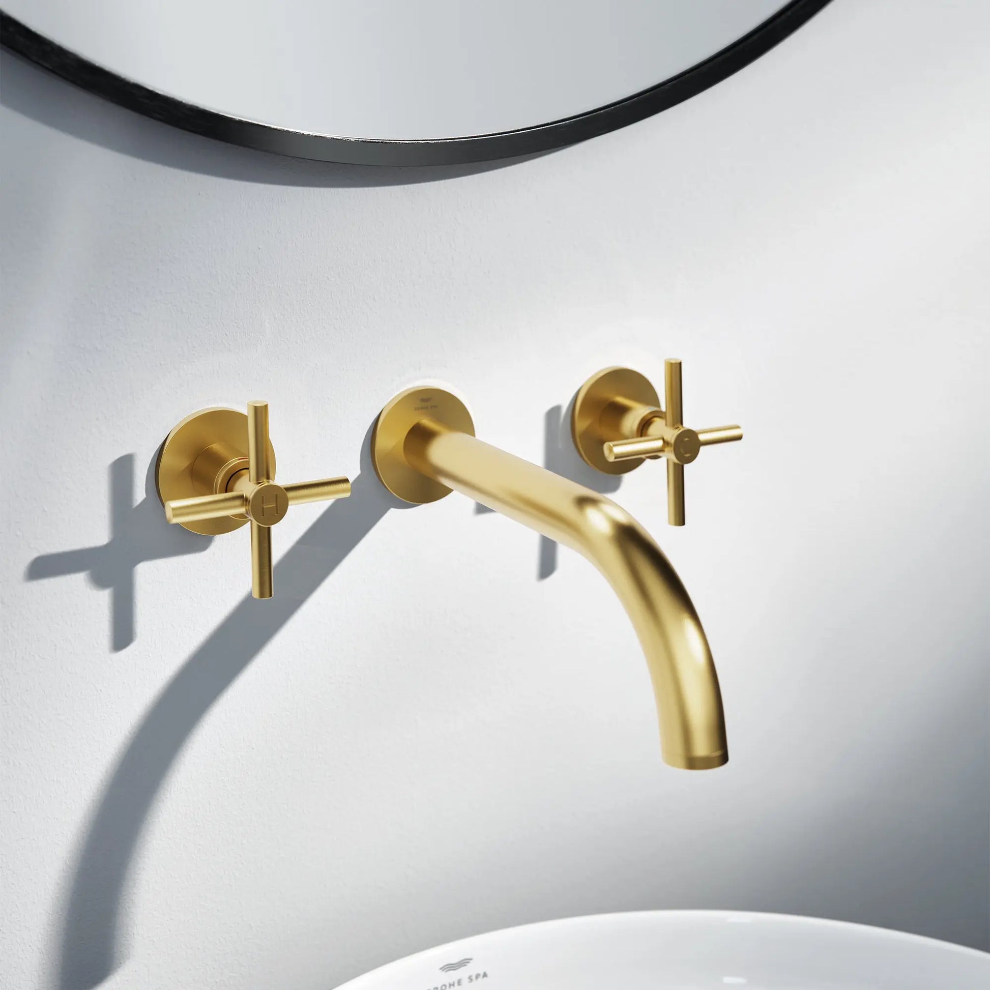 Grohe ATRIO 3H SINK M 1.2GPM  Brushed Cool Sunrise 20663GN0 - Plumbing Market