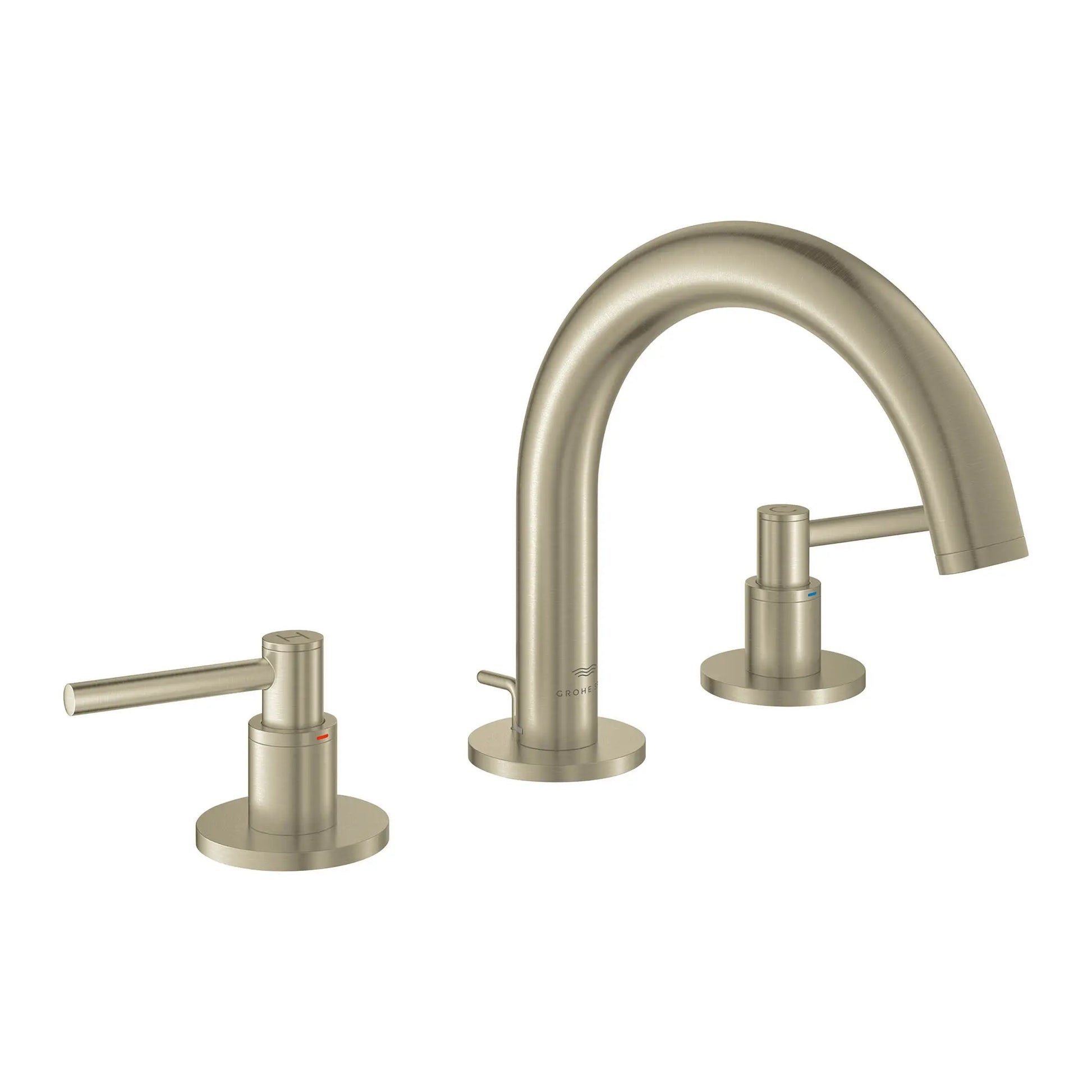 Grohe ATRIO NEW 2HDL BASIN 3-H M  Brushed Nickel 20660EN0 - Plumbing Market