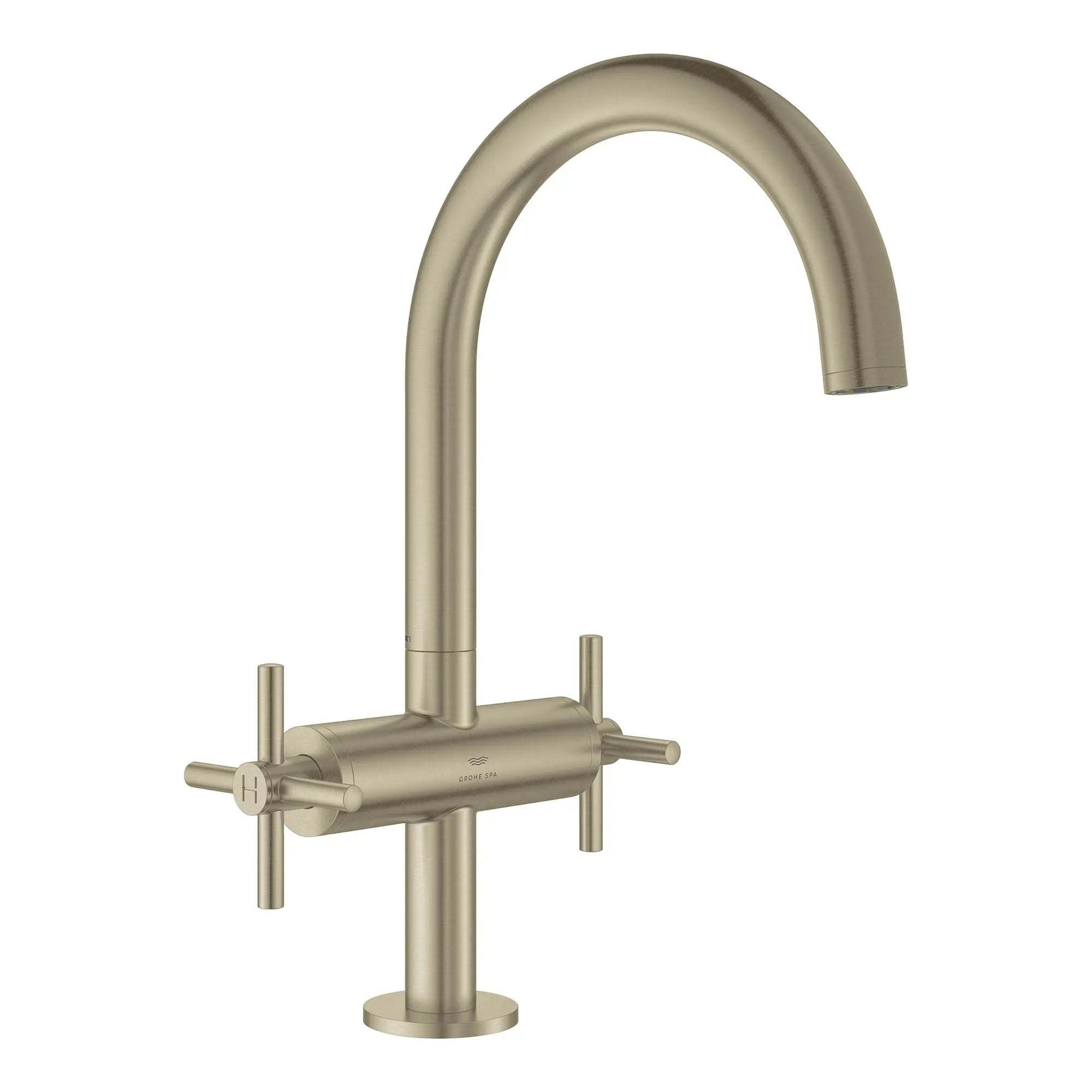 Grohe ATRIO NEW 2HDL BASIN L US  Brushed Nickel 21146EN0 - Plumbing Market