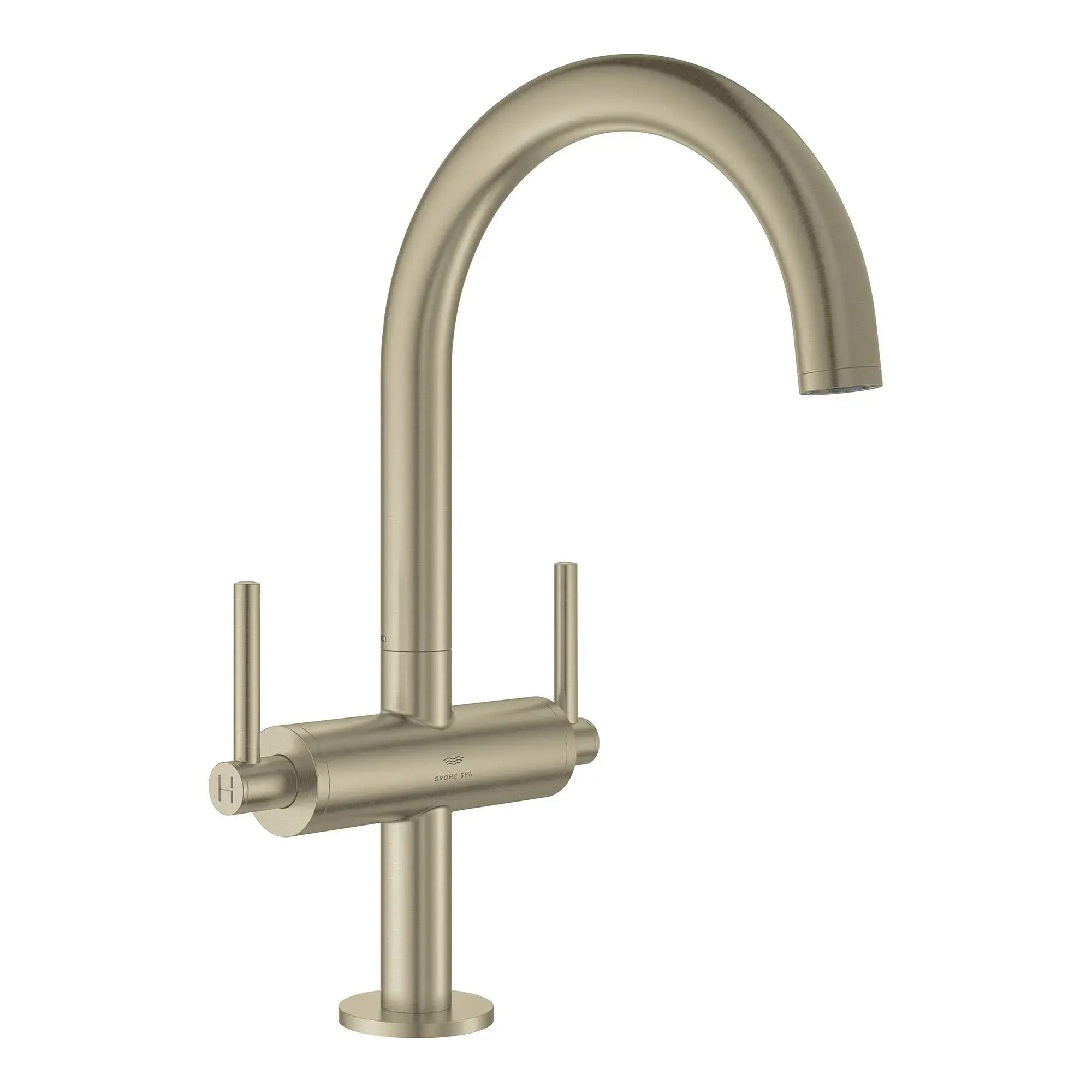 Grohe ATRIO NEW 2HDL BASIN L US  Brushed Nickel 21146EN0 - Plumbing Market