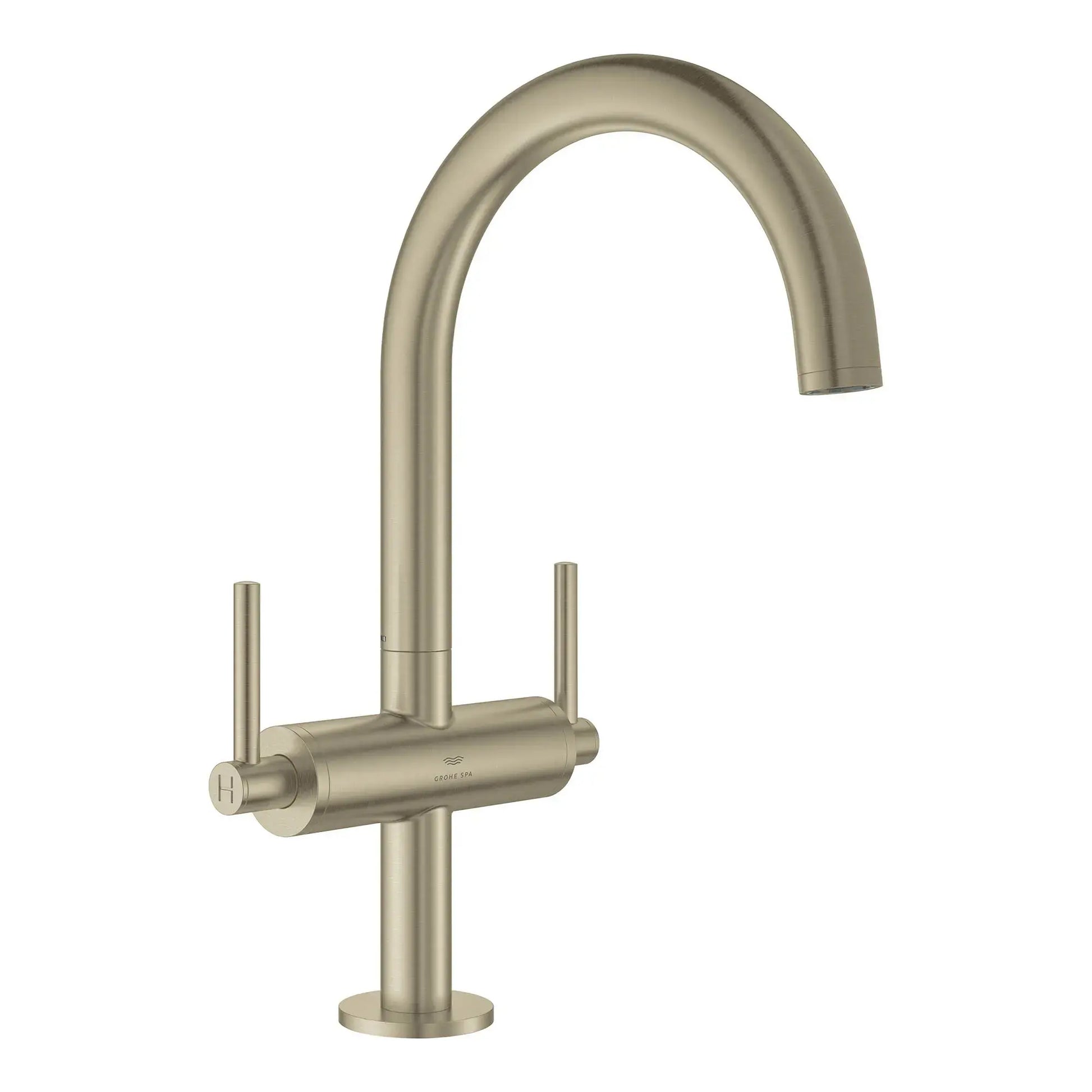Grohe ATRIO NEW 2HDL BASIN L US  Brushed Nickel 21146EN0 - Plumbing Market