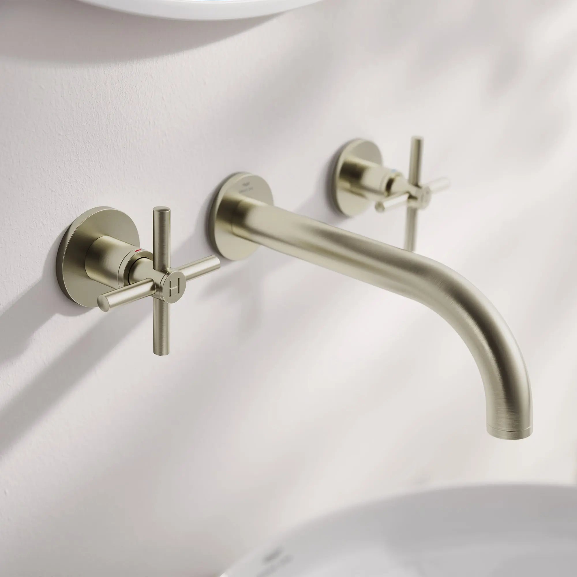 Grohe ATRIO NEW 2HDL TRIMSET BASIN 3-H M  Brushed Nickel 20663EN0 - Plumbing Market